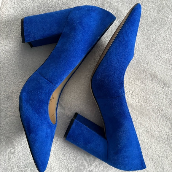 Nine West Royal Blue Heels - Picture 4 of 7